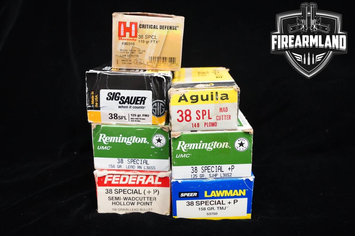 .38 Spl / .38-Spl +P Ammo .38-Spl /-.38 Spl +P 325rds