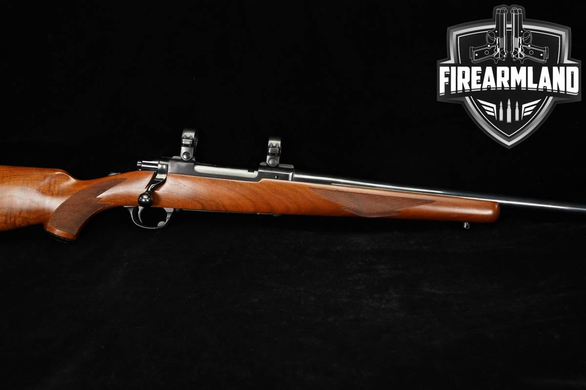 1986 Ruger Model 77 R; Tang Safety 7mm Rem Magnum 24 Blued & Walnut 77R M77