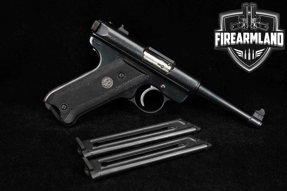 Ruger Mark II Standard Model 22LR 4.75" Blued +3 MAGS