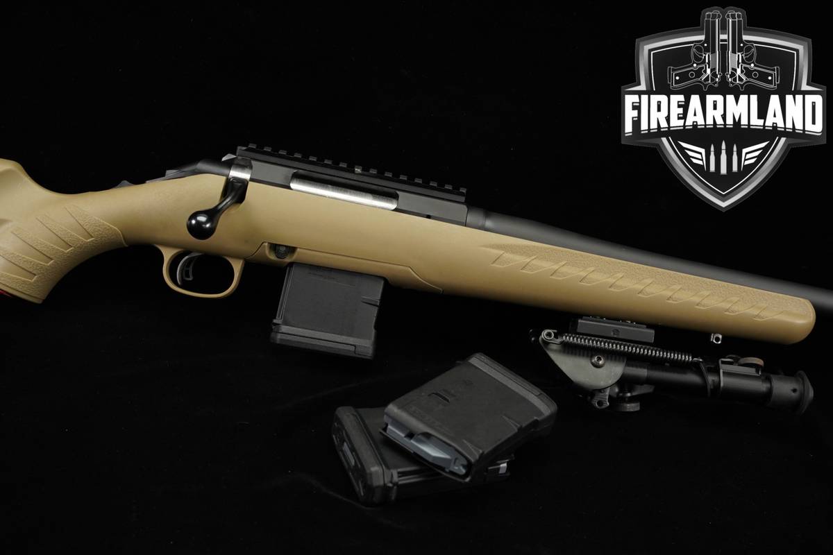 Ruger American Rifle Ranch 5.56 NATO 16.12" Black & FDE THREADED +3 MAGS