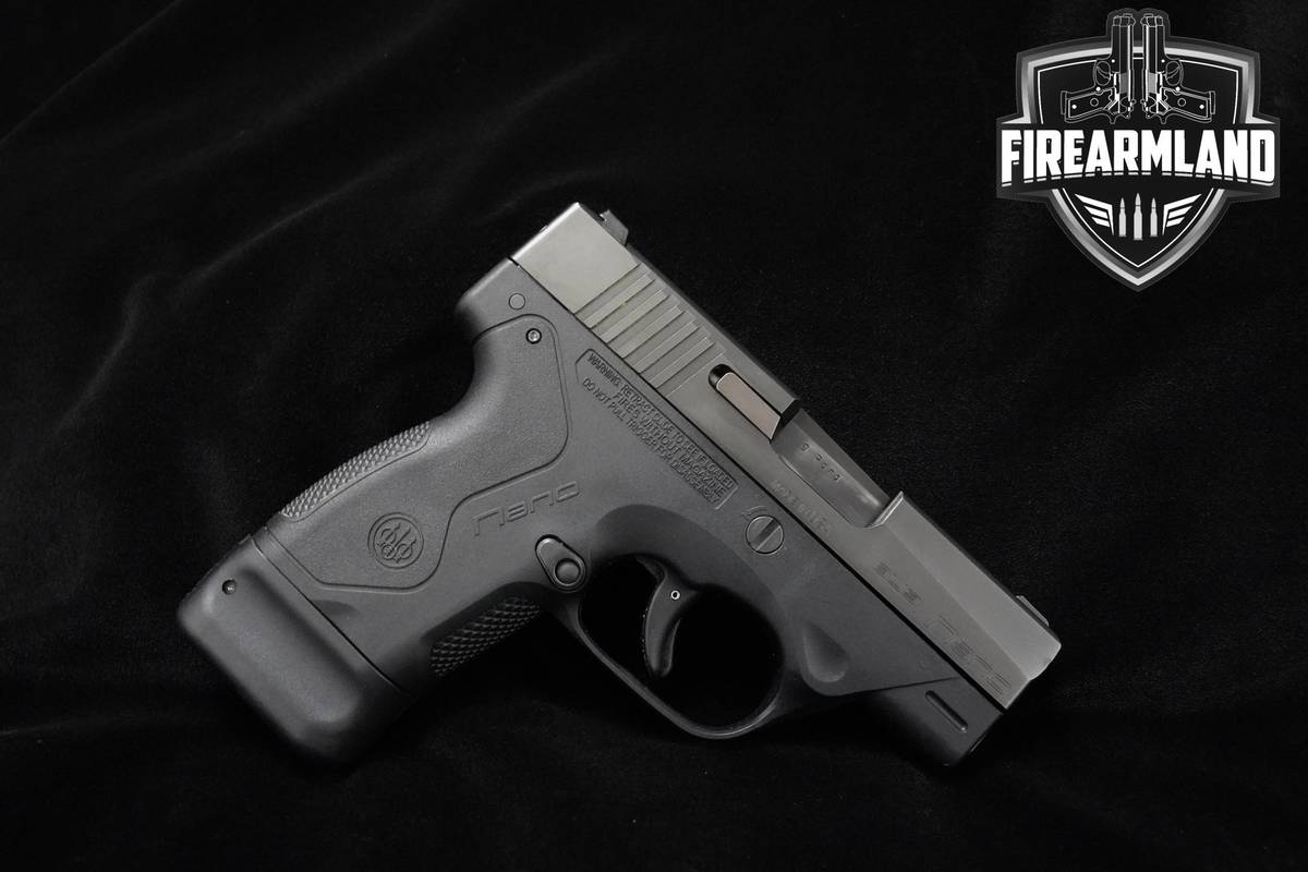 Beretta BU9 Nano 9mm 3" Beretta +4 MAGS & ORIG BOX