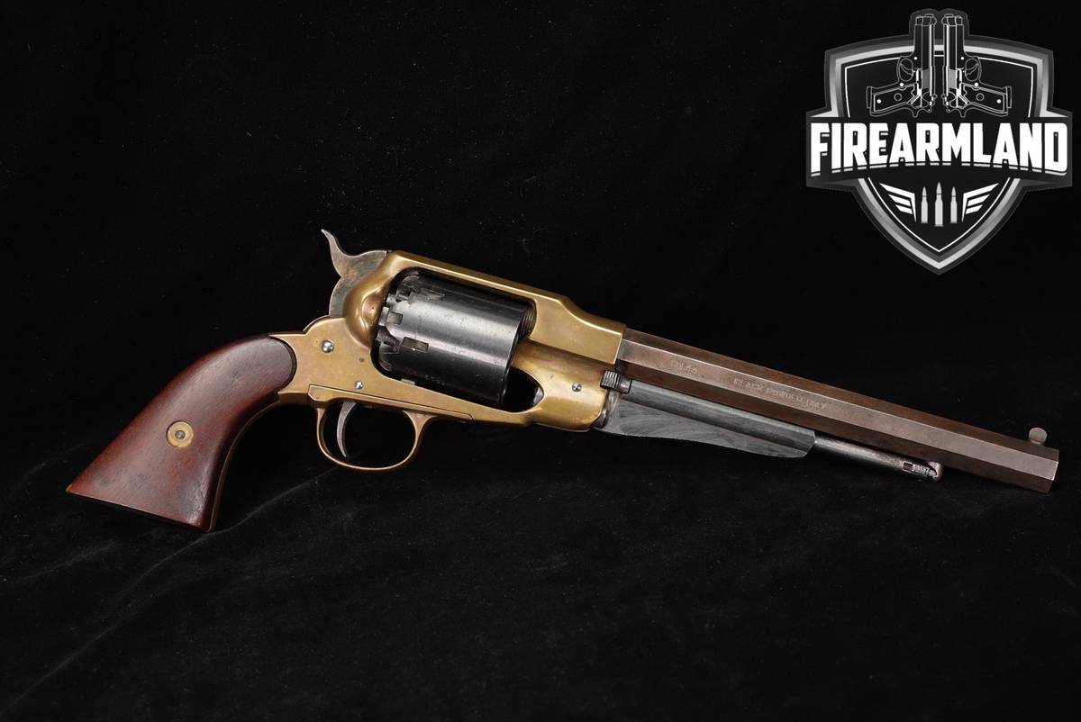 Richland Arms Texas New Army 44 BPM 8" Brass Remington 1858 Style ITALY