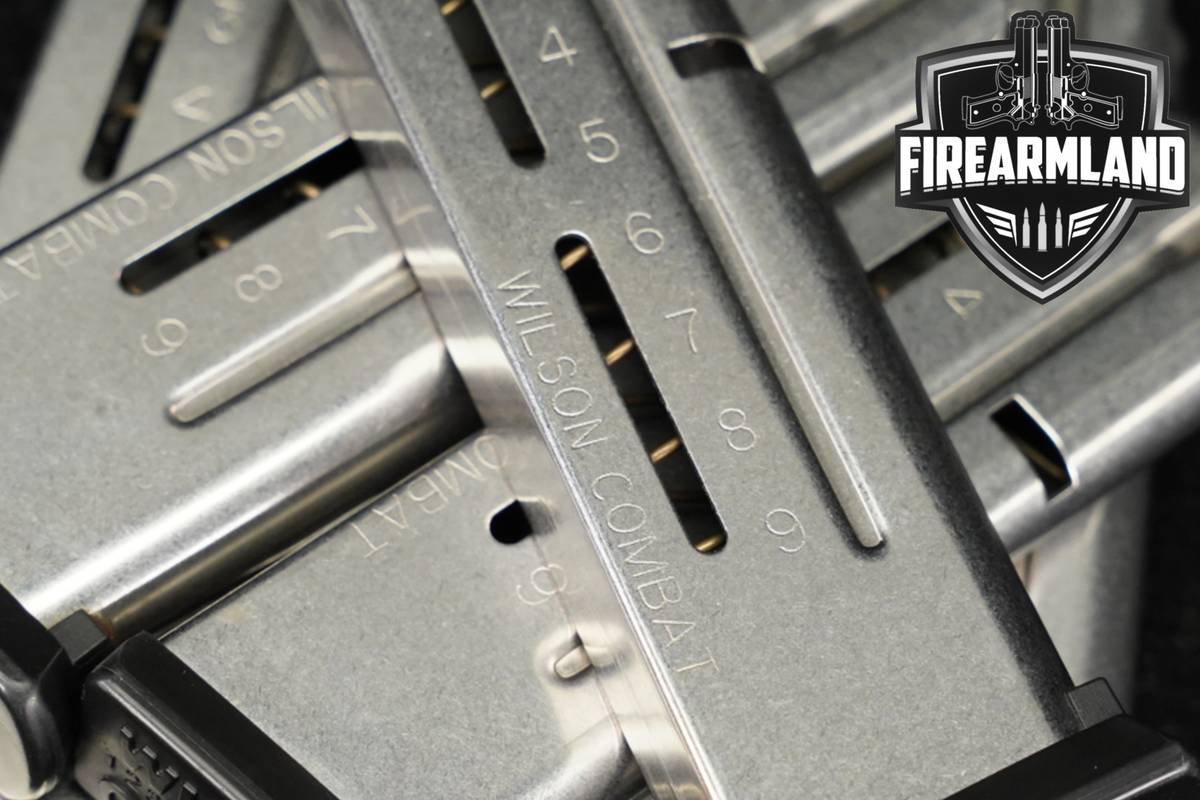 Wilson Combat (WC) SIX (6) Elite Tactical Compact 1911 9 Round Magazines