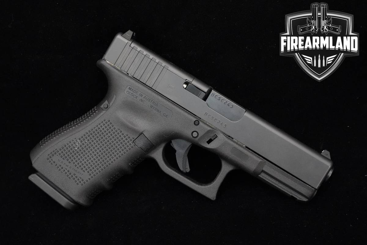 Glock 19 Gen4 MOS 9mm 4" Glock-19 G19 Gen-4 +3 MAGS & ORIG CASE