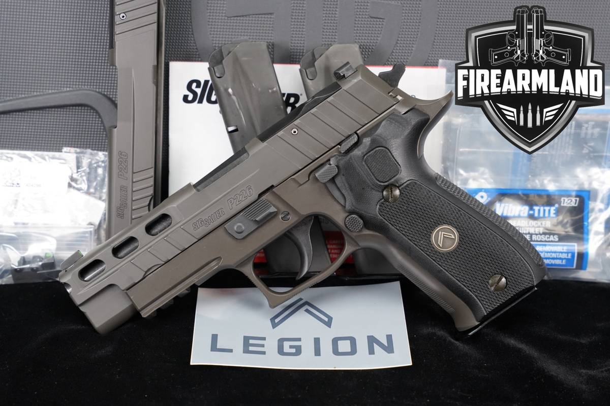 Sig Sauer P226 Legion Pro-Cut Optics-Ready 9mm Gray P 226 Pistol +ORIG CASE