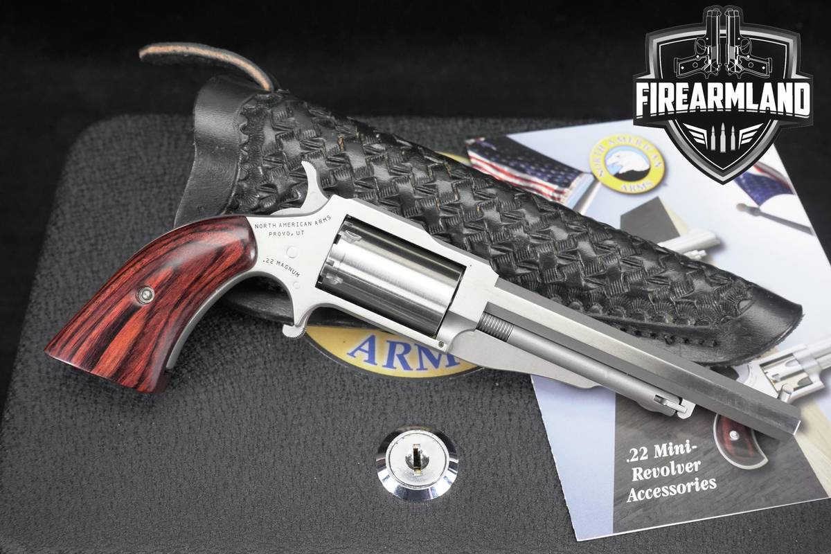 North American Arms The Earl 1860 Series 22-WMR 4" +ORIG BOX & HOLSTER