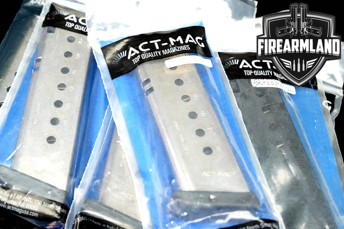 Sig Sauer EIGHT (8) P220 8RD Magazines .45 ACP P-220 Mags