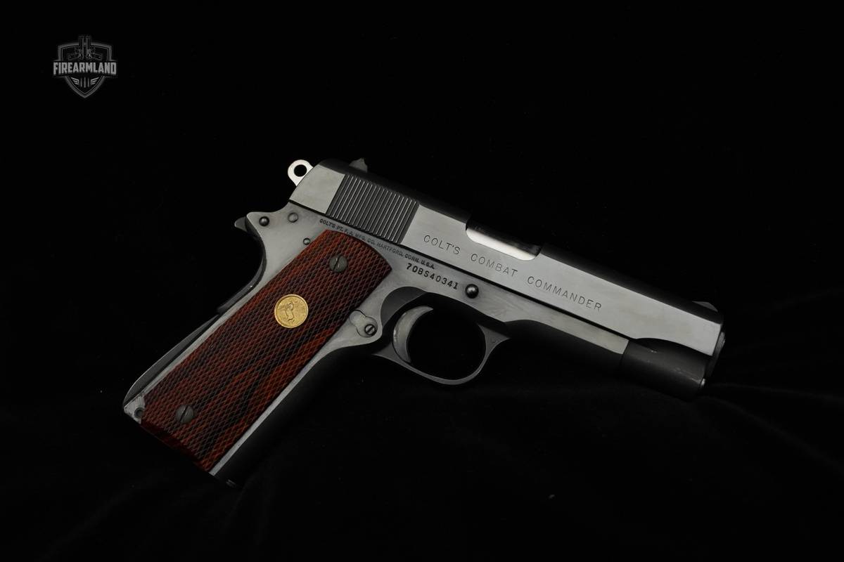 1976 Colt 1911 Combat Commander 9mm Pistol Series 70 Colt M1911 9mm 1911 70