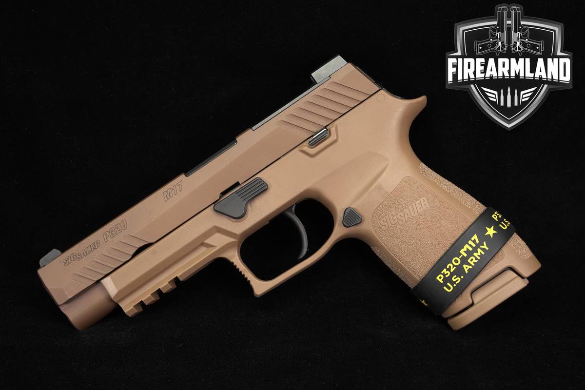 Sig Sauer P320-M17 9mm 4.7" Optic-Ready Coyote Tan P-320 M-17 +ORIG CASE