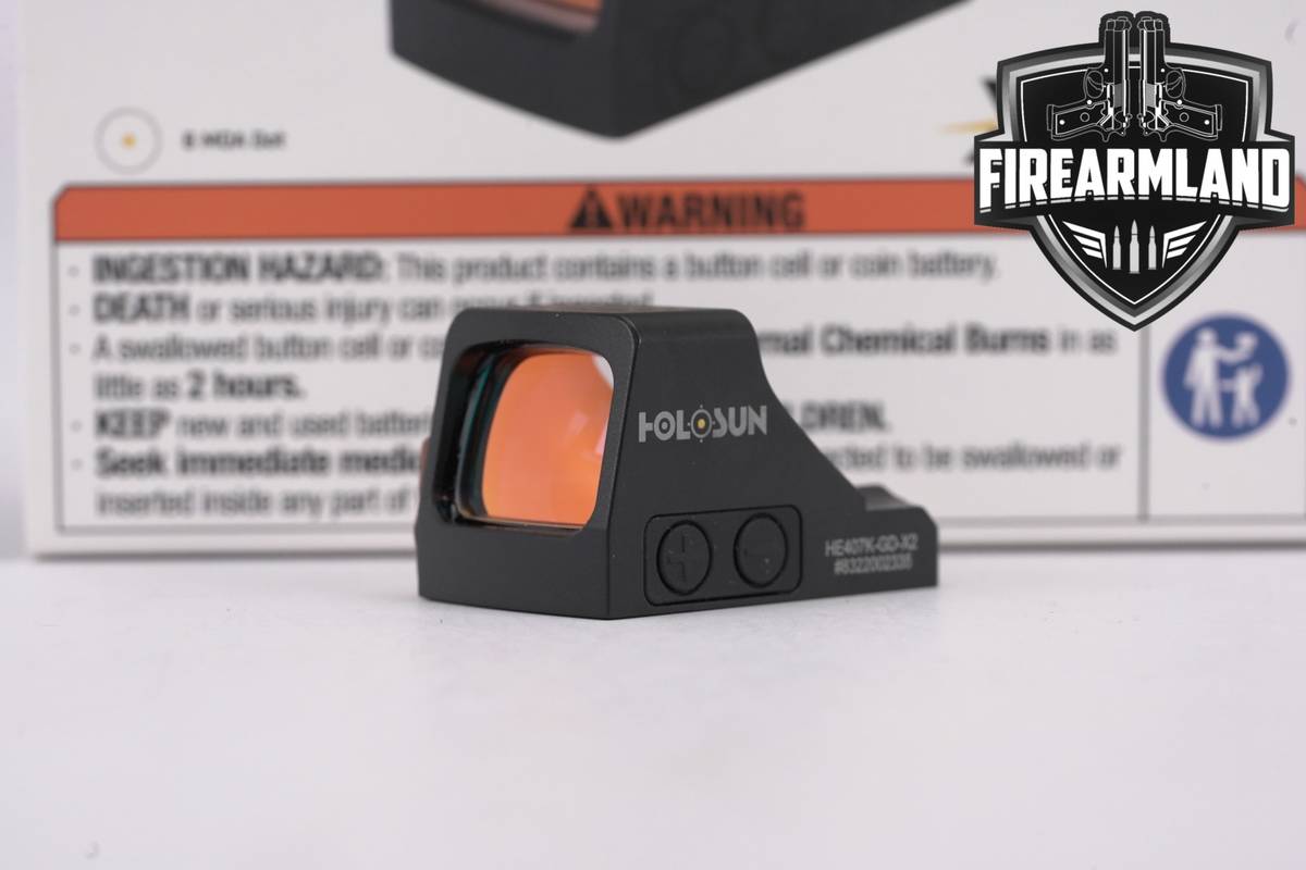 Holosun HE407K-GD X2 6 MOA gold dot Red Sight HS407K HS-407K +ORIG BOX