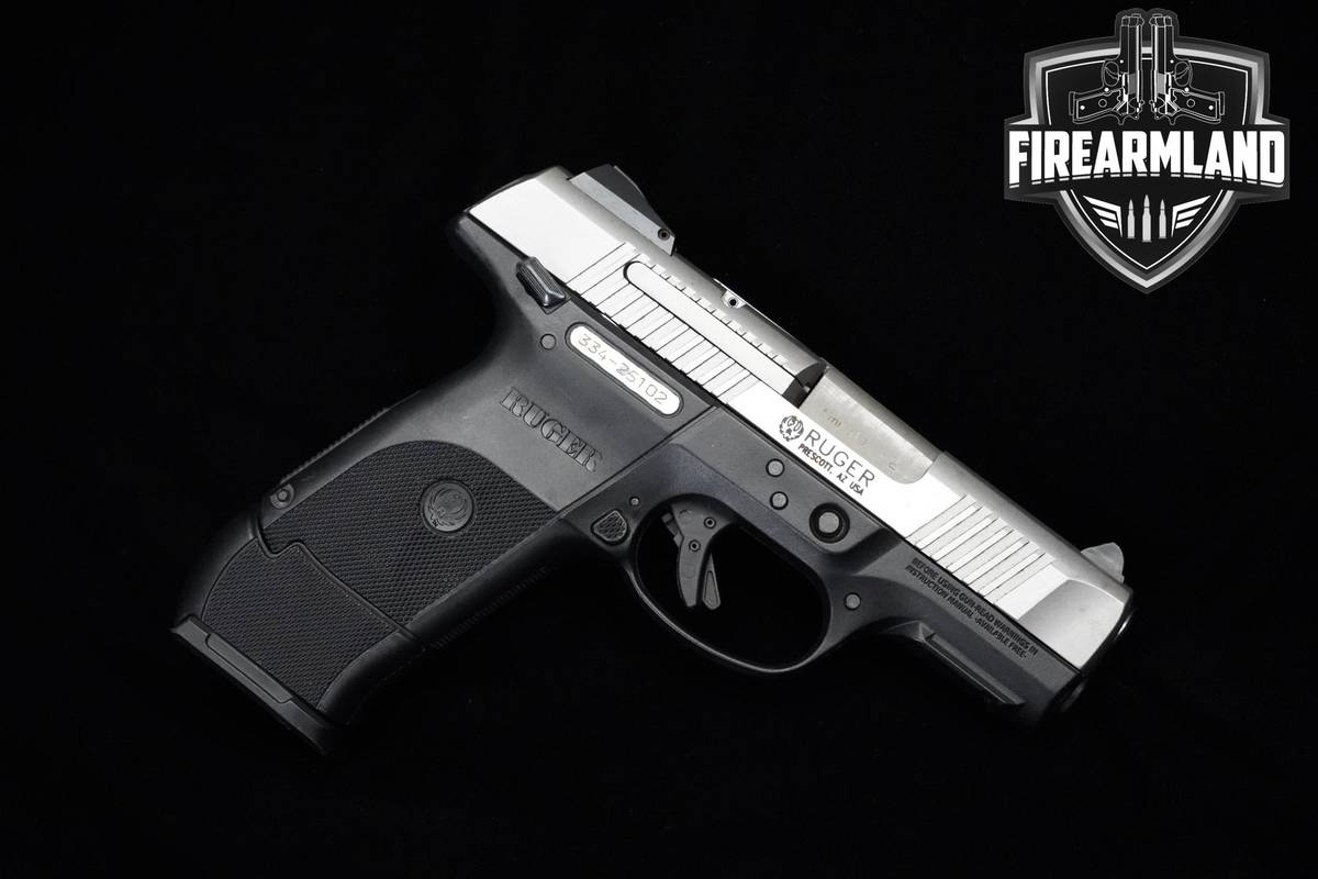 Ruger SR9c 9mm 3.4" Two-Tone Ruger Compact SR9 +2 MAGS & ORIG CASE