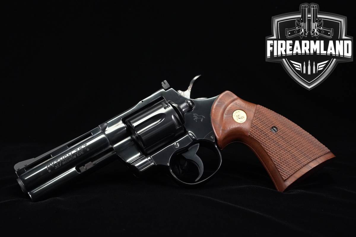 1981 Colt Python First Gen 357 Magnum 4" Royal Blue DA/SA