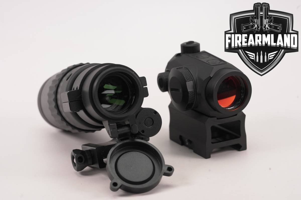 Sig Sauer Romeo 5 with Magnifier Combo 5x 2 MOA Scope ROMEO5