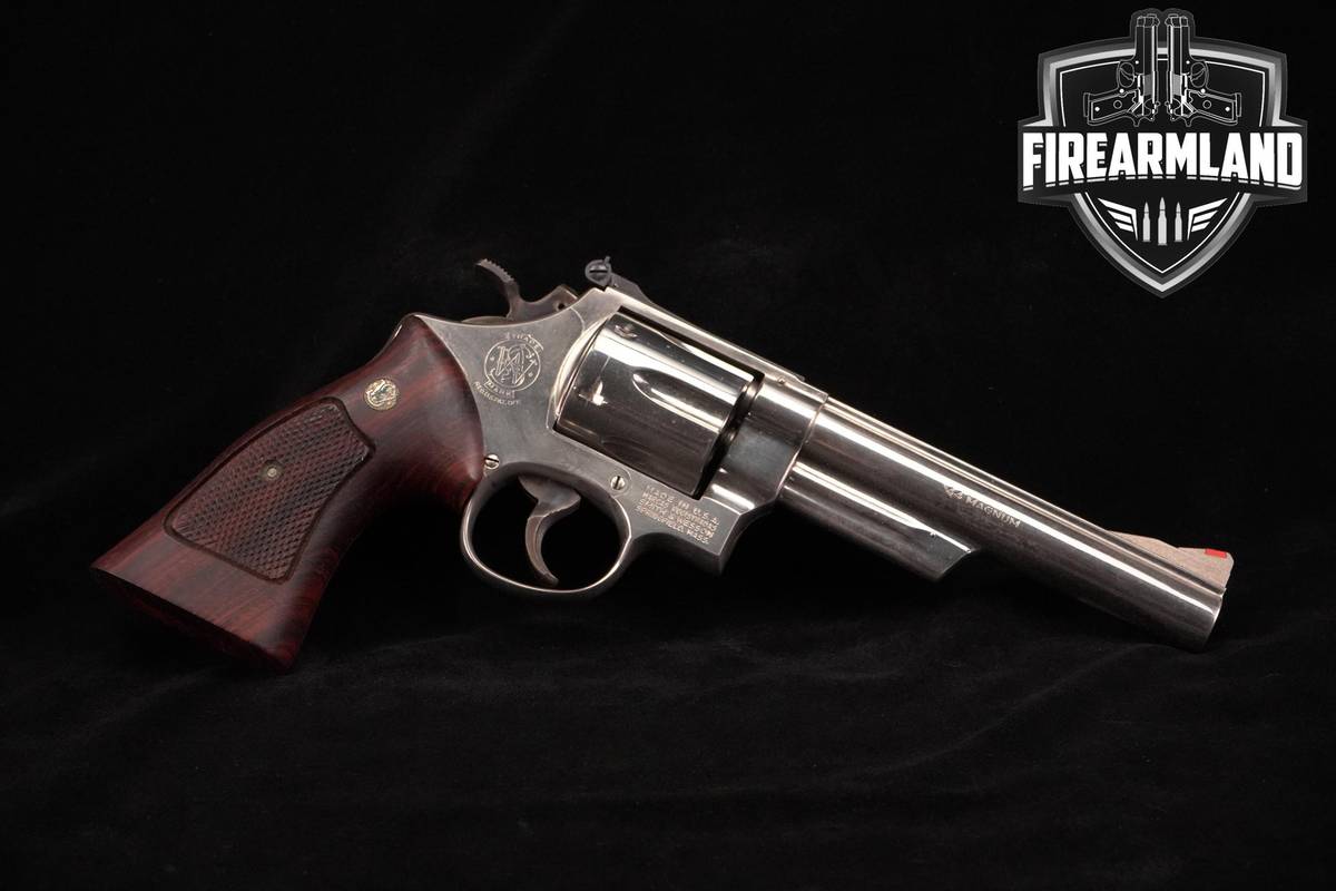 1985 Smith & Wesson S&W Model 29-2 44 Magnum 6.0" Nickel N Frame DA/SA