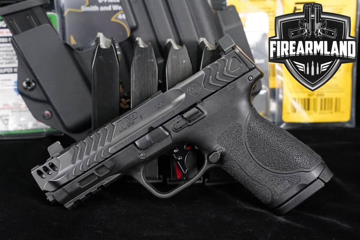 Smith & Wesson M&P9 M2.0 Performance Center OR COMP S&W TRIJICON +6 MAGS