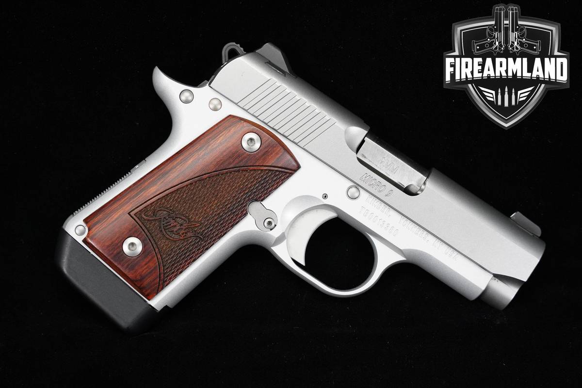 Kimber Micro 9 Stainless 9mm 3.15" Satin Silver +2 MAGS & ORIG CASE