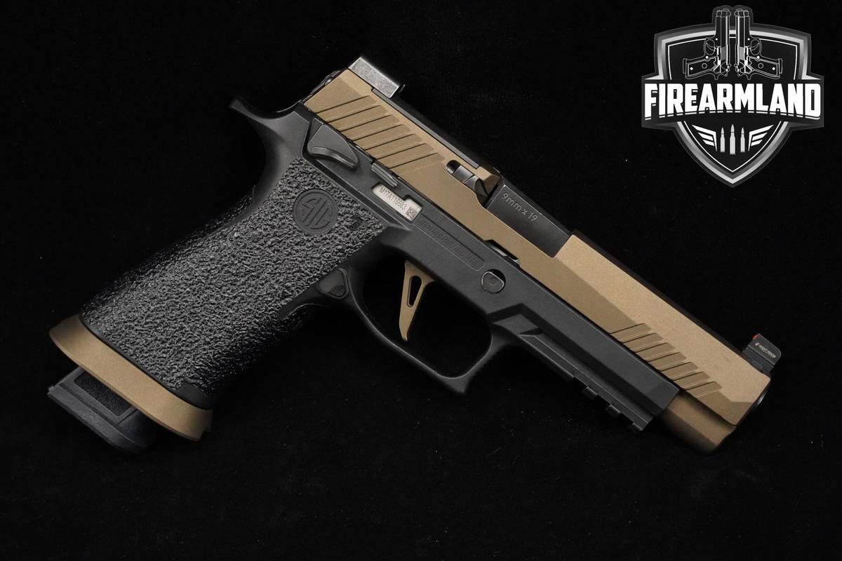 Sig Sauer P320 M17 9mm Two-Tone Sig-Sauer P320 P-320 M-17 3MAGS & ORIG CASE