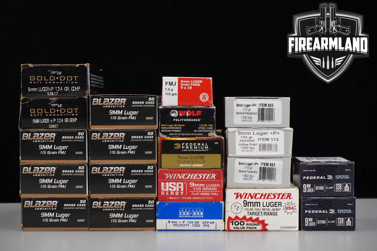 900 RDS! 9mm Ammo 9-mm