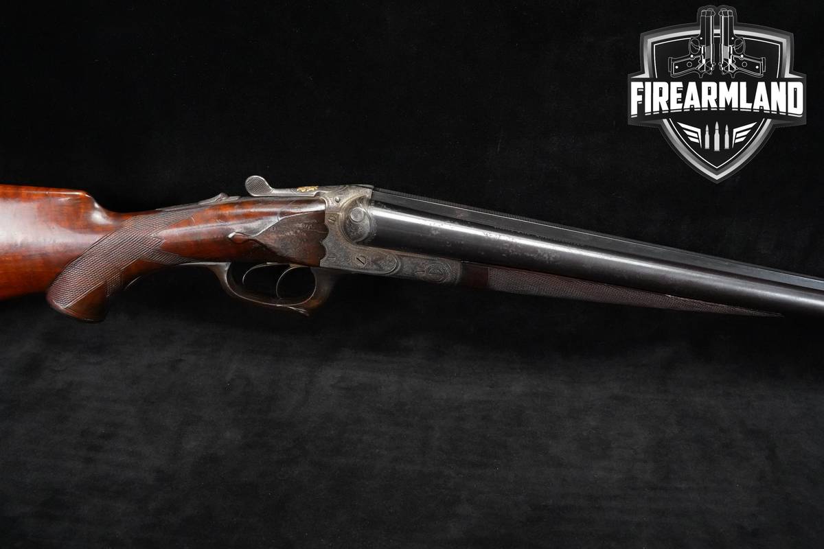 PRE-WWI P. Oberhammer Side-by-Side Sidelock Best-Grade 12-Gauge 30"