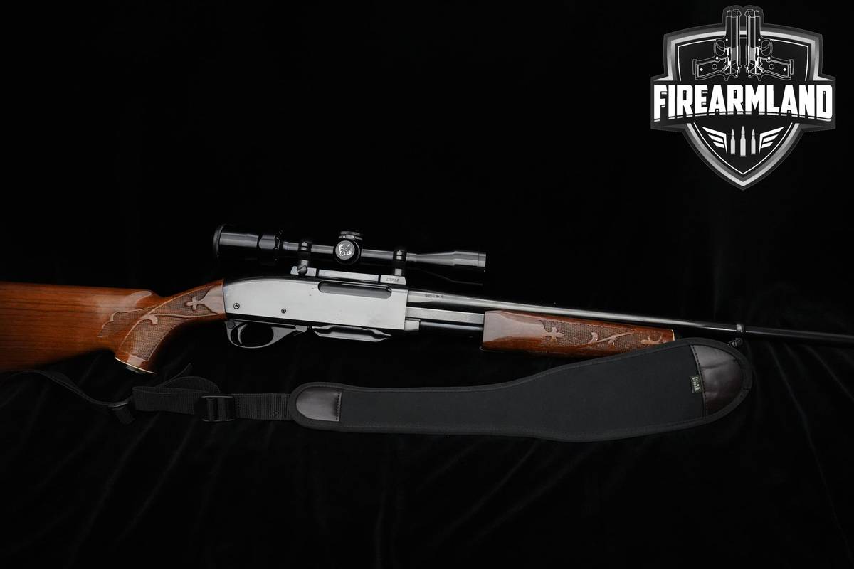 1981 Remington Model 7600 308 Win 22" Blued 7600 Remington +OPTIC