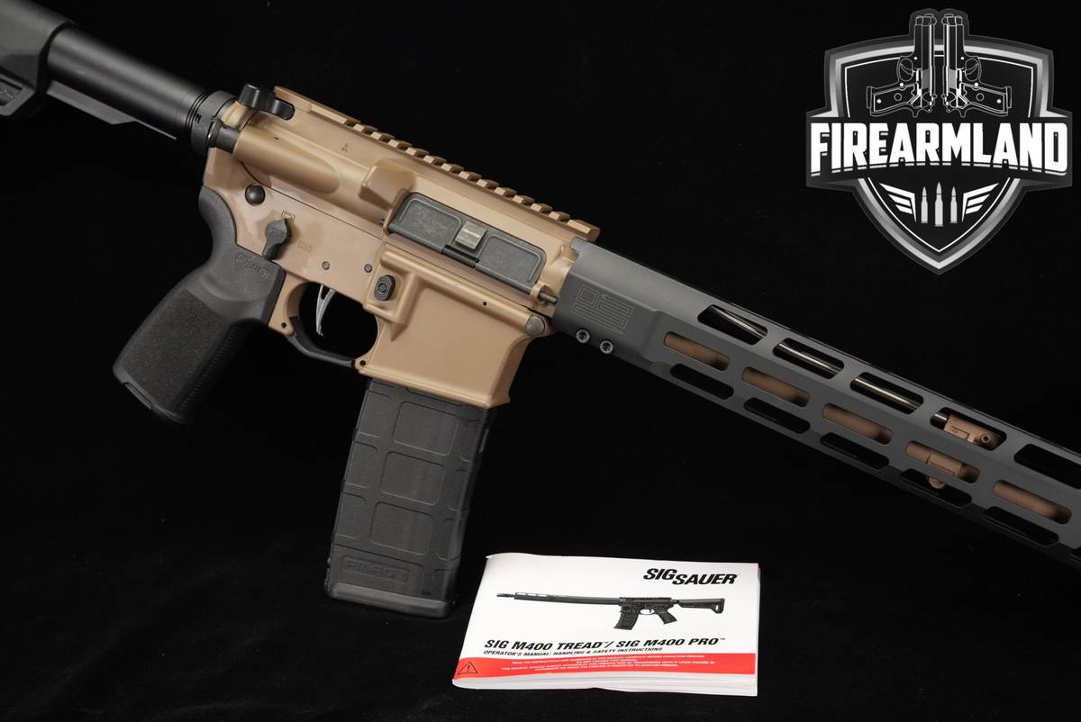 Sig Sauer M400 TREAD Snakebite 5.56 NATO AR-15 AR15 16" Two-Tone FDE M 400