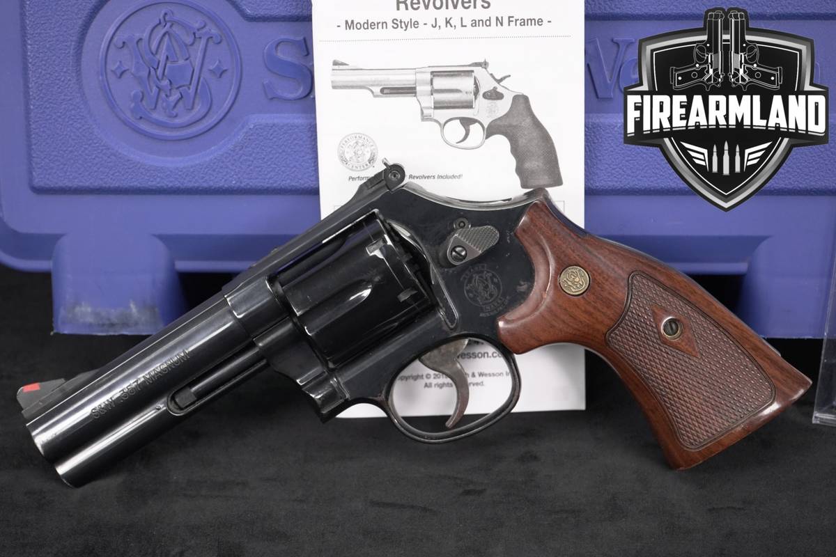 Smith & Wesson Model 586-8 Classic 357 Magnum S&W 4" Blued M586 +ORIG CASE