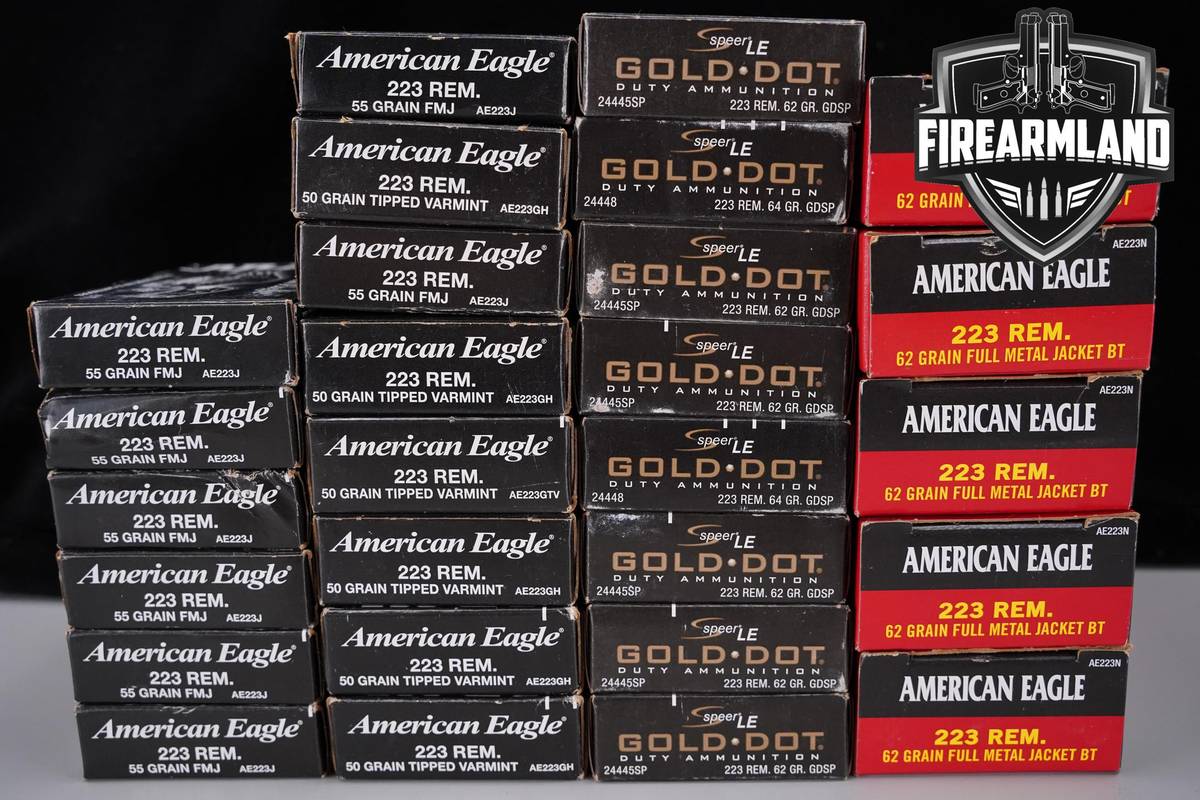 540 RDS! 223 Rem Ammo 223 Remington