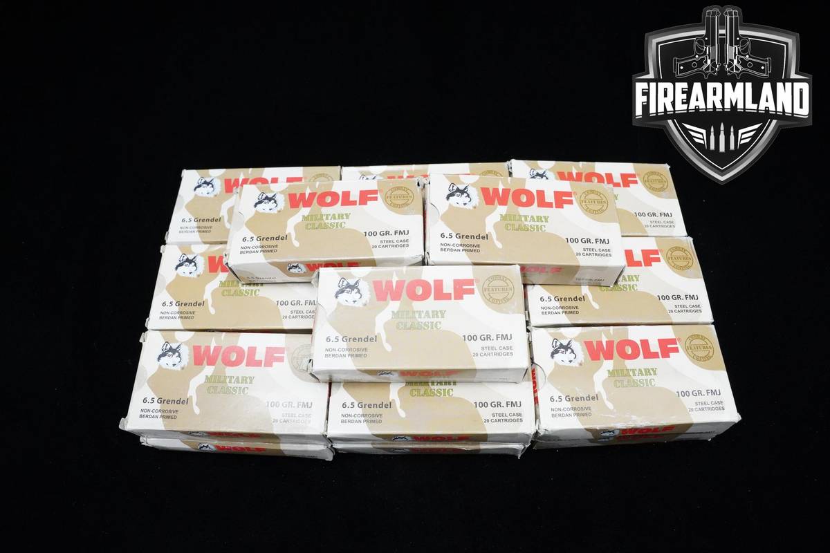 6.5 Grendel Ammo 6.5-Grendel Ammo 420 ROUNDS