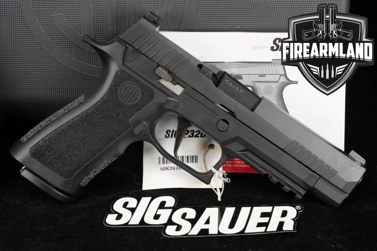 Sig Sauer P320 XFULL X-Series Optics-Ready 9mm 4.7 P 320 +3 MAGS, ORIG CASE