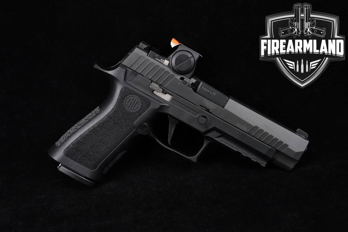 LIKE-NEW Sig Sauer P320 XSeries FULL 9mm 4.7" +3 MAGS, ORIG CASE & ROMEO-X
