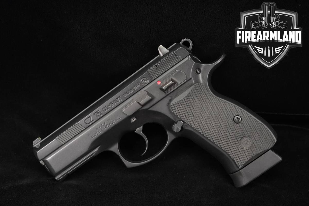 CZ 75 COMPACT 40 S&W 3.75" CZ75 DA/SA Steel Frame Conceal Defense Pistol