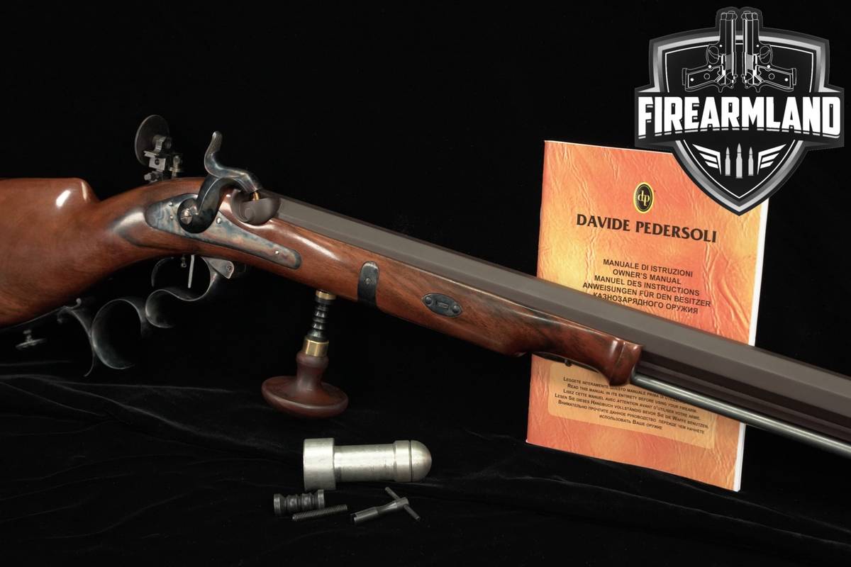 Davide Pedersoli Waadtlander 45 BPM 31 Browned & Hardwood Schuetzen