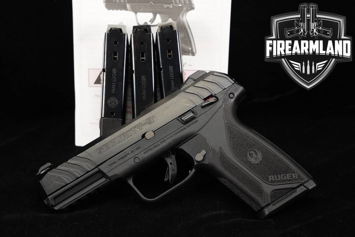 Ruger Security-9 9mm 4" Security9 +FOUR MAGS