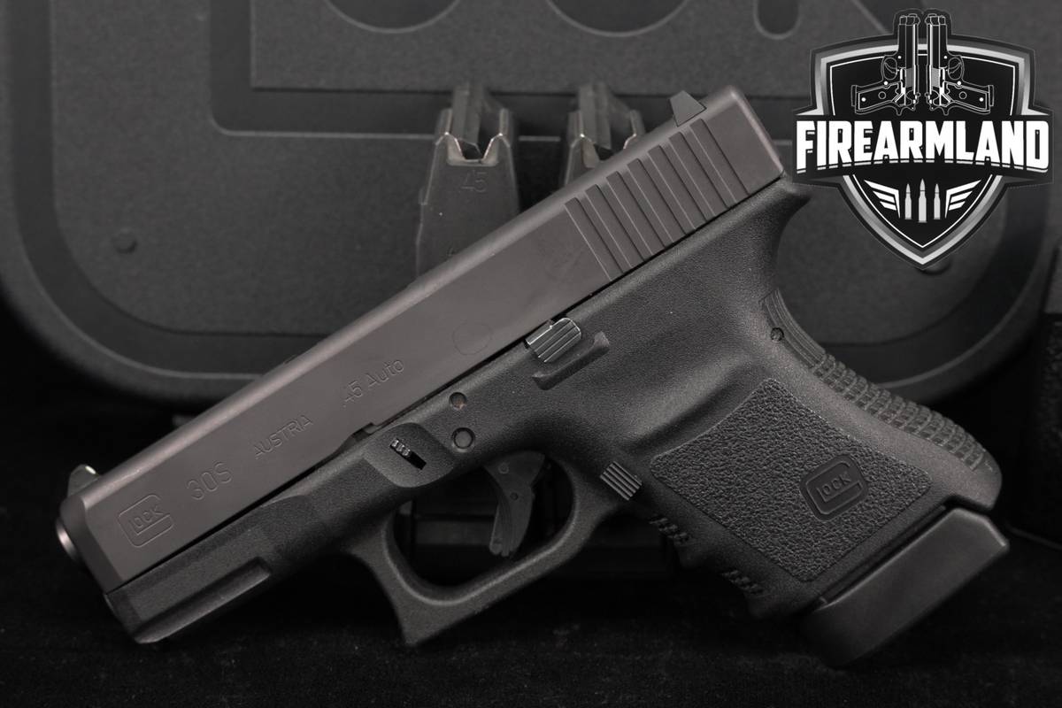 Glock 30S Gen3 G30S Gen 3 45 ACP 3.78 +THREE MAGS & ORIG CASE