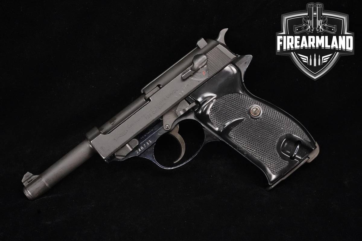 COLD-WAR 1963 Walther P38 9mm 4.9" P1 P-38 +HOLSTER