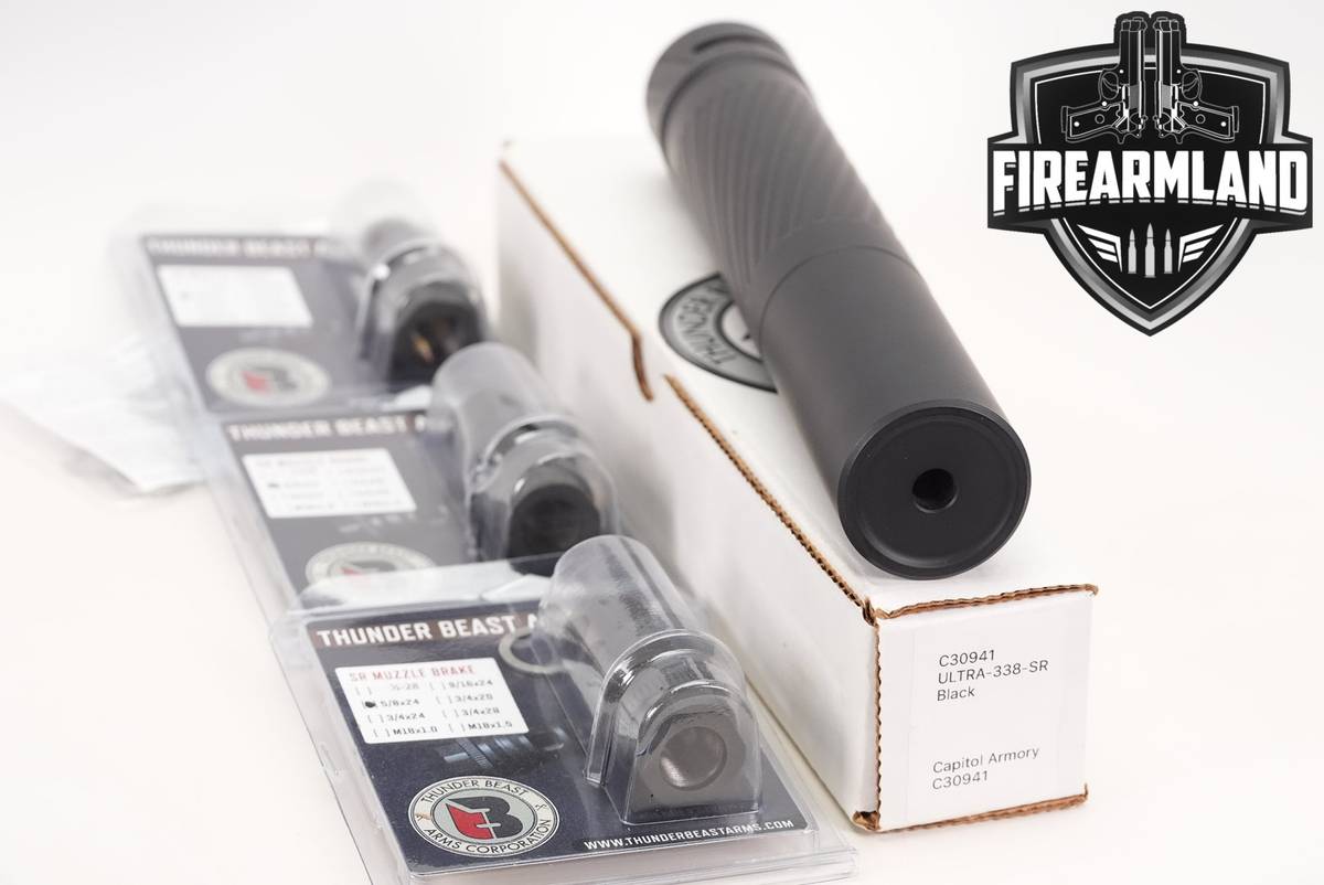 Thunder Beast Ultra SR .338 11" Suppressor Silencer +ORIG BOX