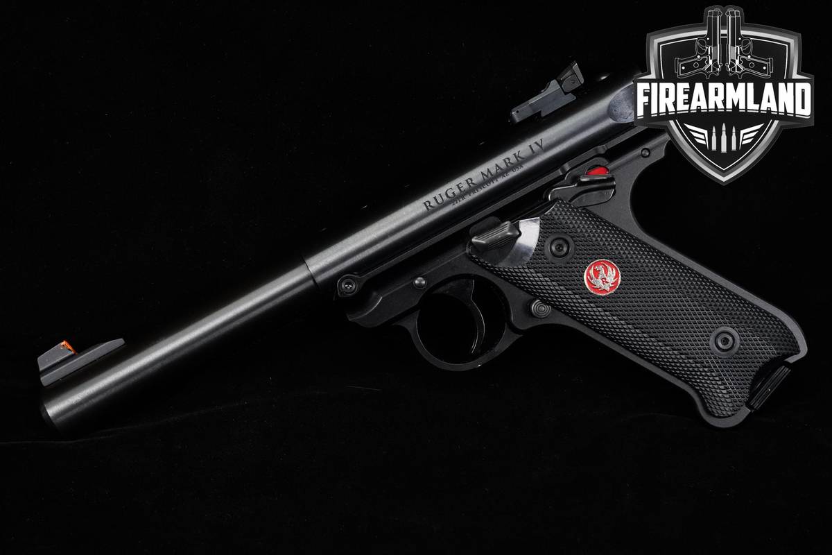 2019 Ruger Mark IV Target 22LR 5.5 Blued +ORIG CASE