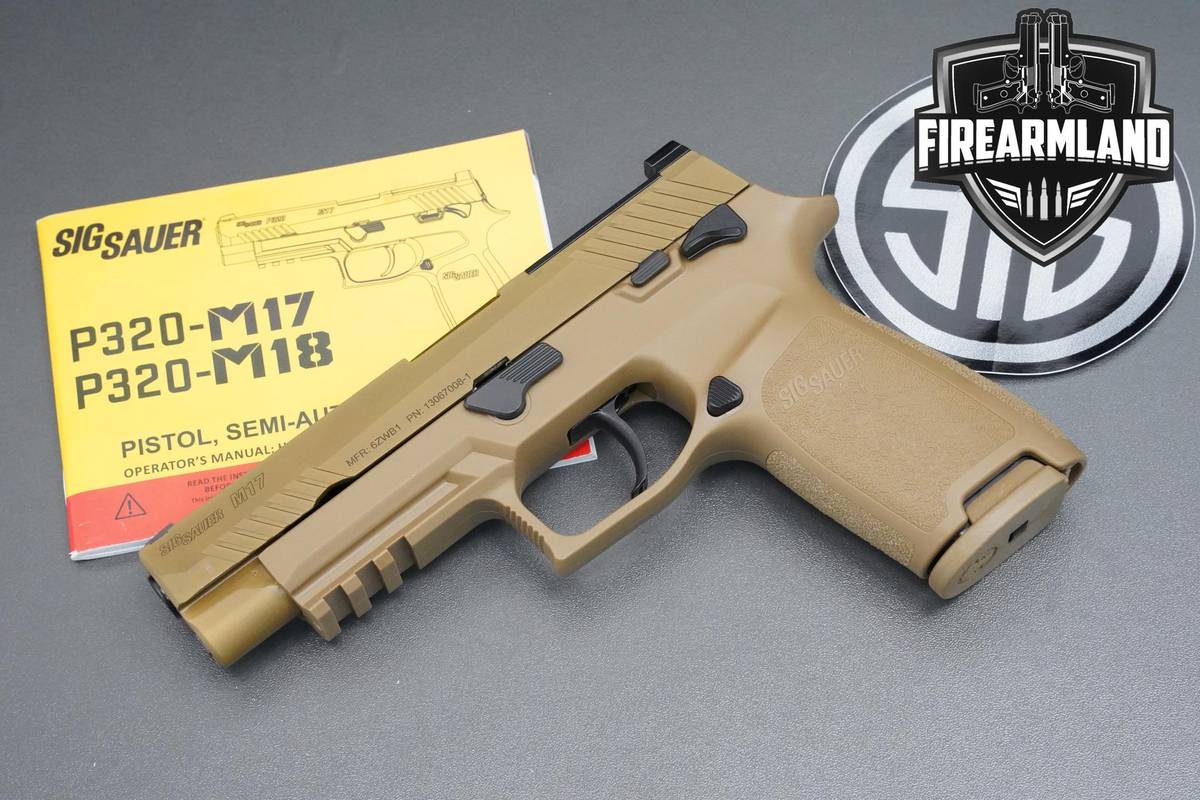 LIKE-NEW Sig Sauer P320 M17 9mm FDE P320 Sig Sauer P-320 M-17 +3 MAGS