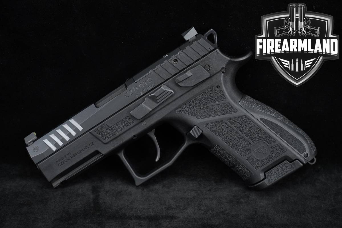 CZ P-09 C Nocturne 9mm 3.75" P09 +2 MAGS & ORIG CASE