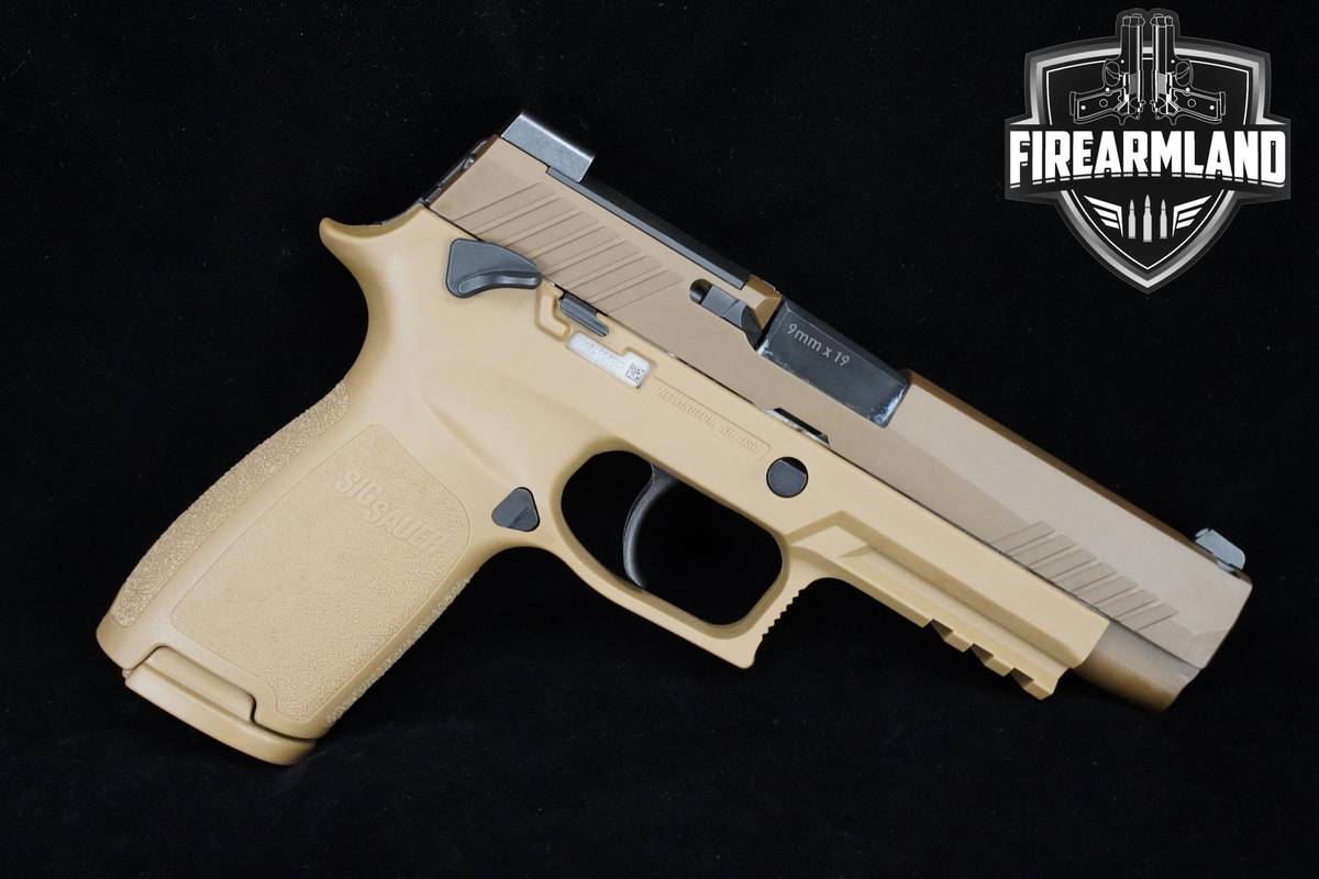 LIKE-NEW Sig Sauer P320 M17 9mm Coyote PVD Sig-Sauer P320 P-320 M-17 4 MAGS