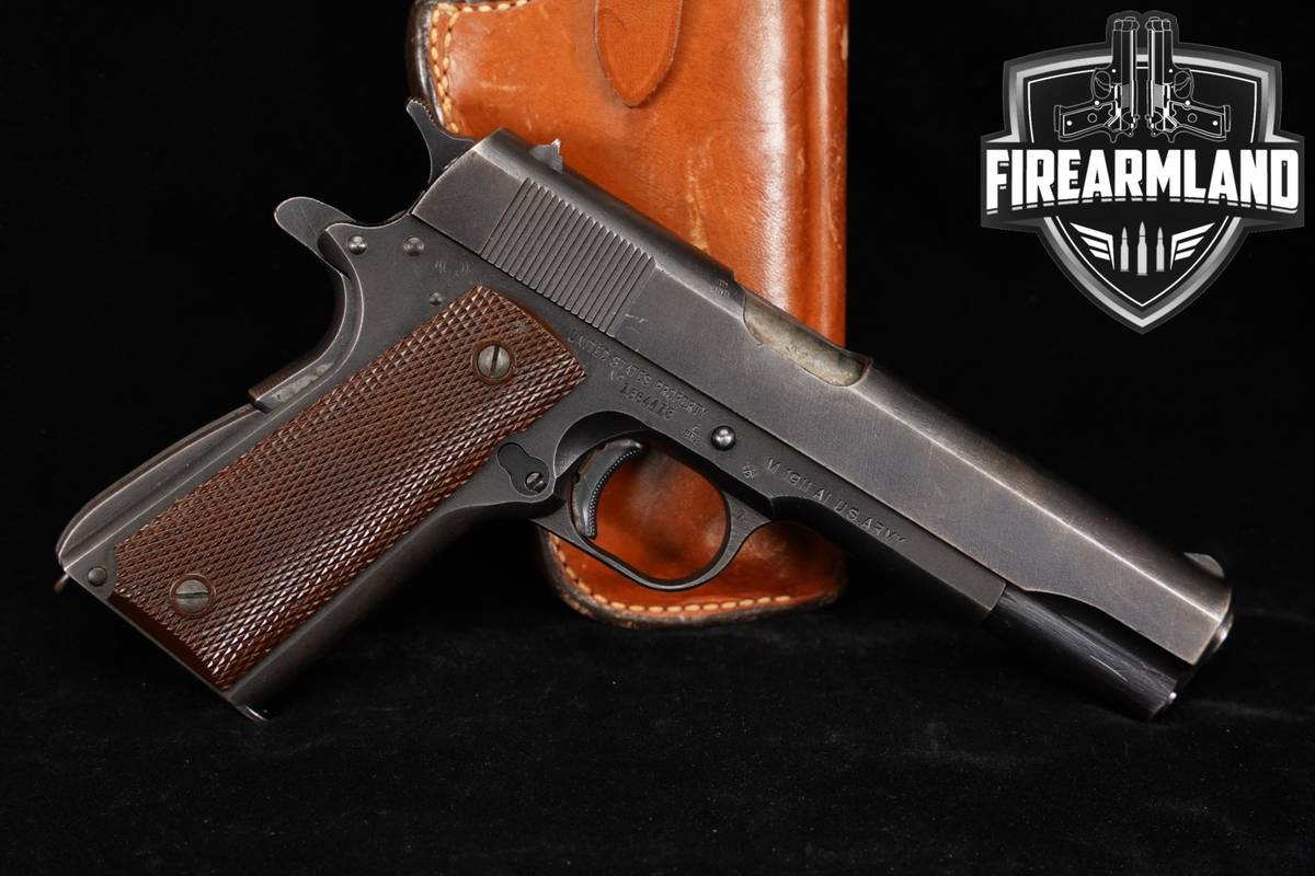 1944 Ithaca M1911A1 U.S Army 45 ACP 1911 5" Parkerized M1911 A1 WW2 WWII