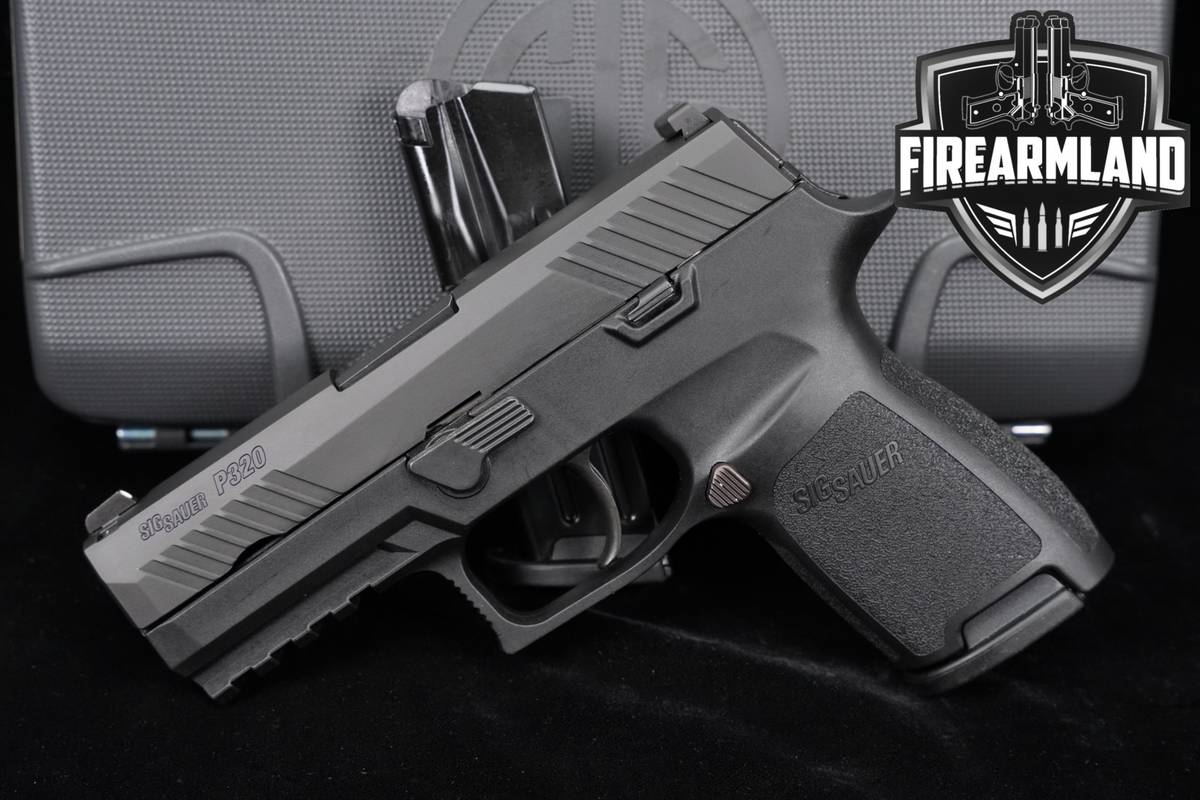 Sig Sauer P320 C No Manual Safety 9mm P320C P 320C 320 +2 MAGS & ORIG CASE