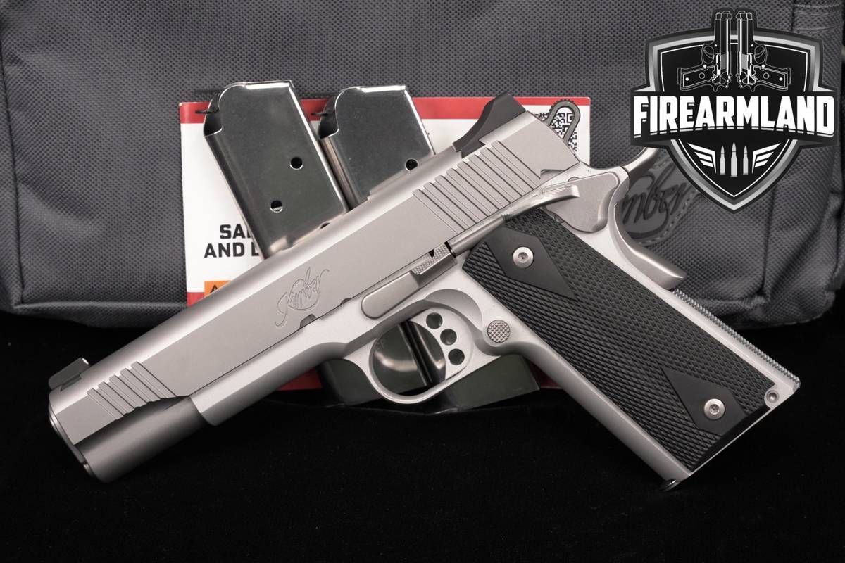 Kimber Stainless LW Club Bundle 45 ACP 1911 5" +3 MAGS & ORIG BOX