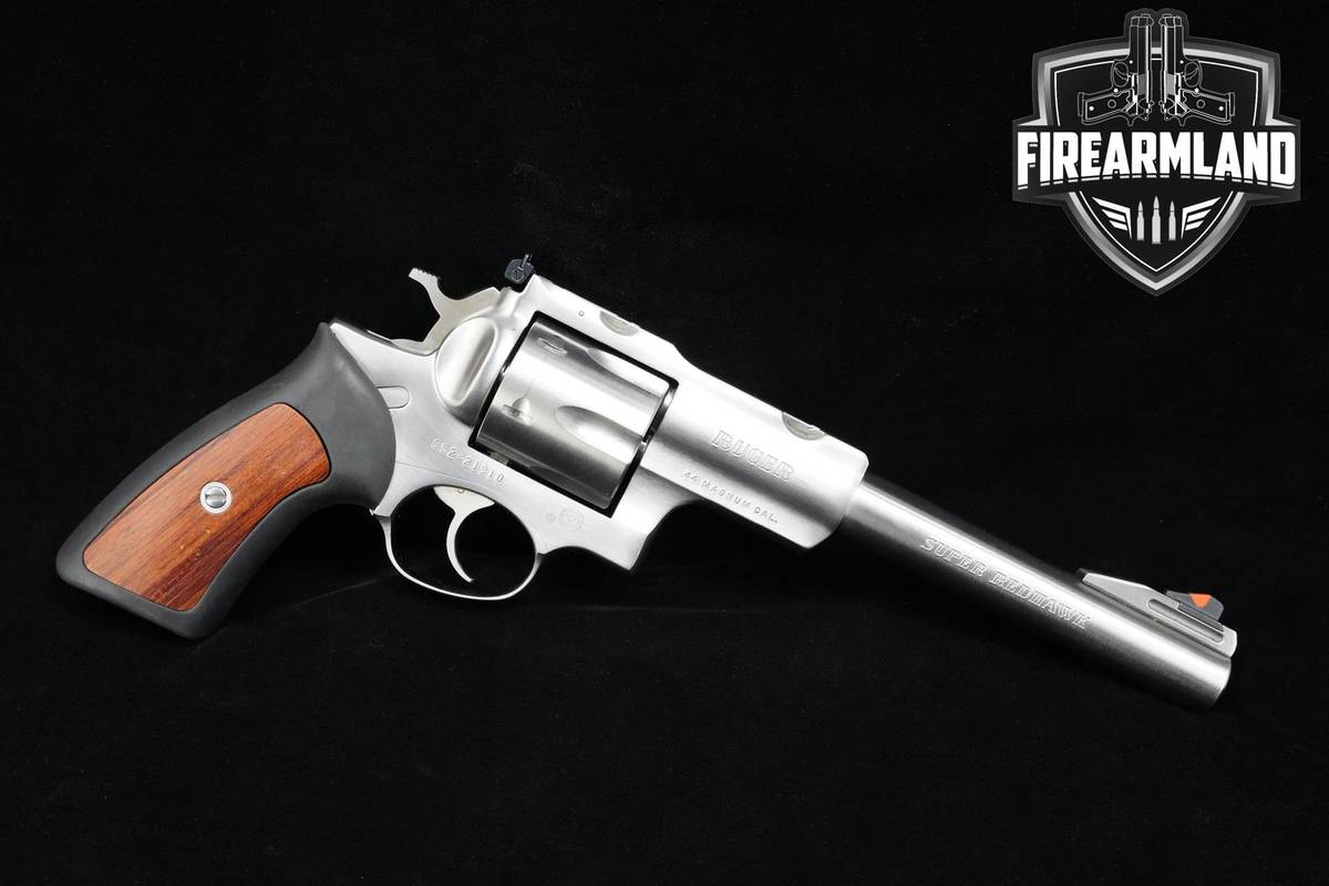 2002 Ruger Super Redhawk 44 Magnum Stainless Ruger Super-Redhawk DA/SA