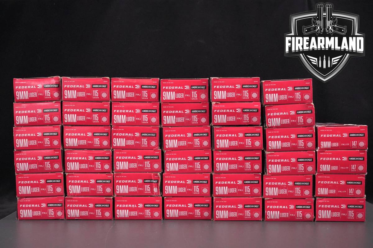 2200 ROUNDS! 9mm Ammo 9 Ammunition