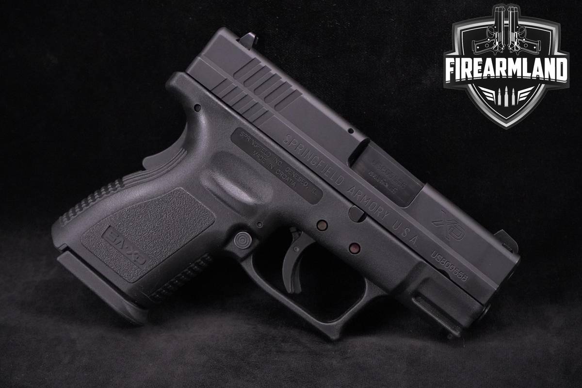 Springfield Armory XD-9 Sub-Compact 9mm 3.0" XD9 +3 MAGS & HOLSTER