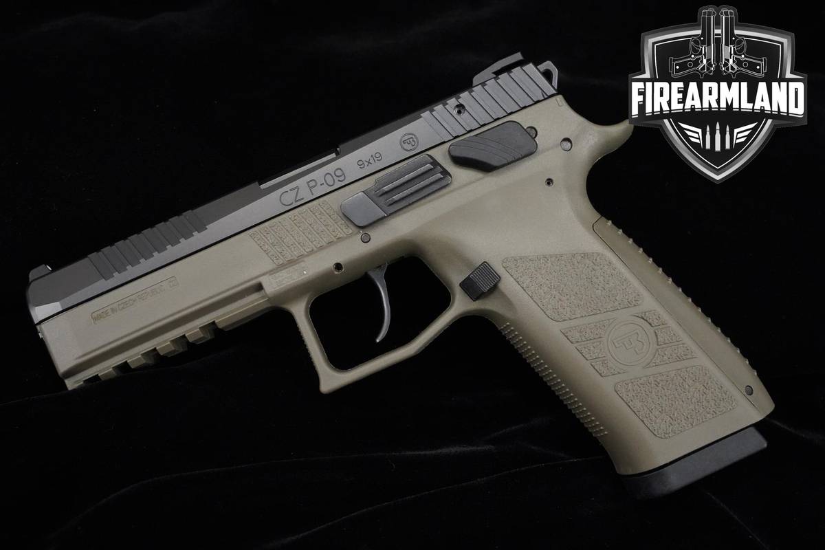 CZ P-09 9mm 4.5" Two-Tone CZ +2 MAGS