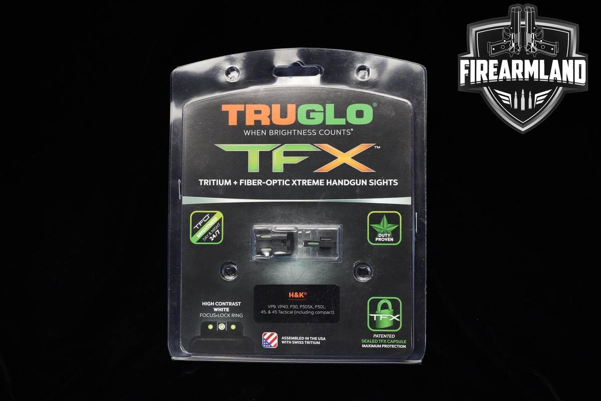 Truglo TFX Xtreme Handgun Sights For HK VP9 VP40 P30 P30SK P30L HK45 Truglo