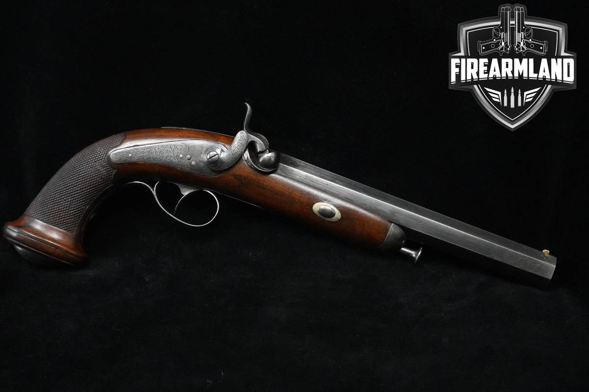 LeFaucheux Percussion Dueling/Target Pistol .68 BPM 8" France LeFaucheux