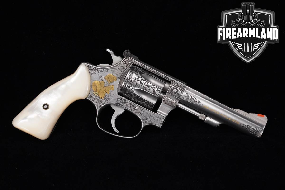 ANGELO BEE MASTER ENGRAVED Smith & Wesson Model 63 K-22 Masterpiece S&W